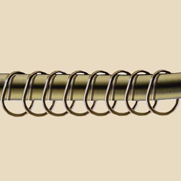 Набор колец для шторы (12 шт) HK-12-Bronze